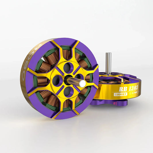 1PC / 4PCS FLYWOO ROBO 1303 6000KV 2-4S Brushless Motor 1.5mm Shaft for RC FPV Racing Drone