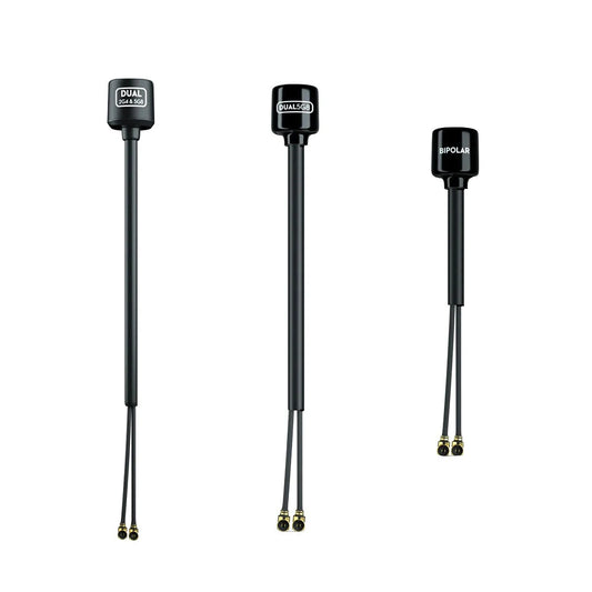 Flywoo Bipolar Dual-Band Antenna 5.8GHz/2.4GHz UFL for DJI O3 Air Unit - Simultaneous RX/TX FPV Drone