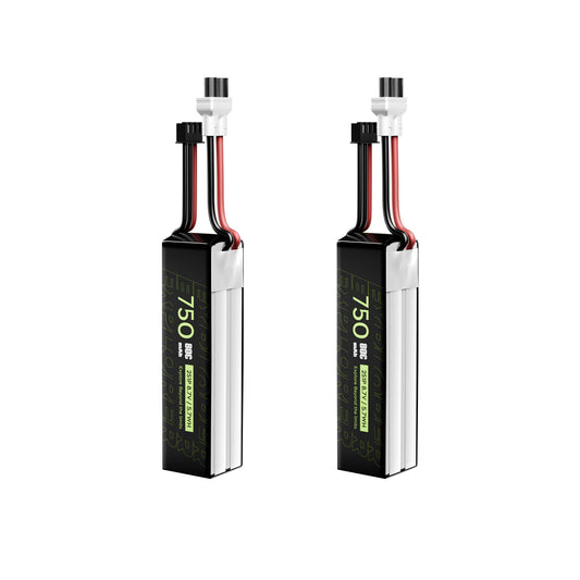 2PCS Flywoo Explorer 8.7V 750mAh 2S 80C HV LiPo Battery XT30 Plug for Tiny Quad Flywoo Flybee 16 FlyLens 85 HD Flylens75 HD O4/O4 Pro Flytimes 85 FPV Racing Drone