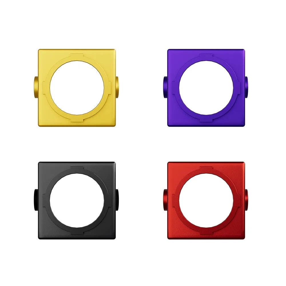 4PCS FLYWOO Ultralight Colorful Filter Holder Lens Protection Shell for DJI O4 Camera Black/ Red/ Yellow/ Purple RC Drones