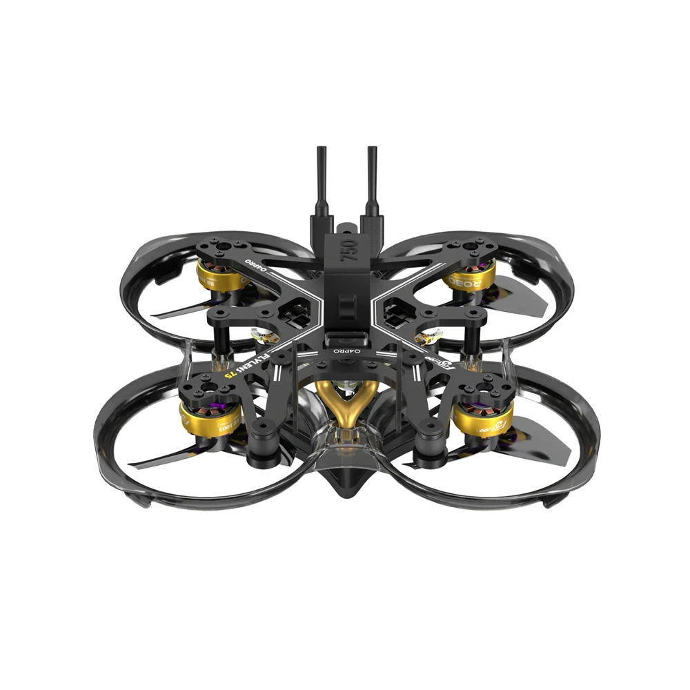 Flywoo Flylens 75 2S Drone Kit V1.3 Whoop FPV RC Racing Drone NO VTX NO Camera Support DJI O4 / DJI O4 Pro / DJI O3 Lite HDZero