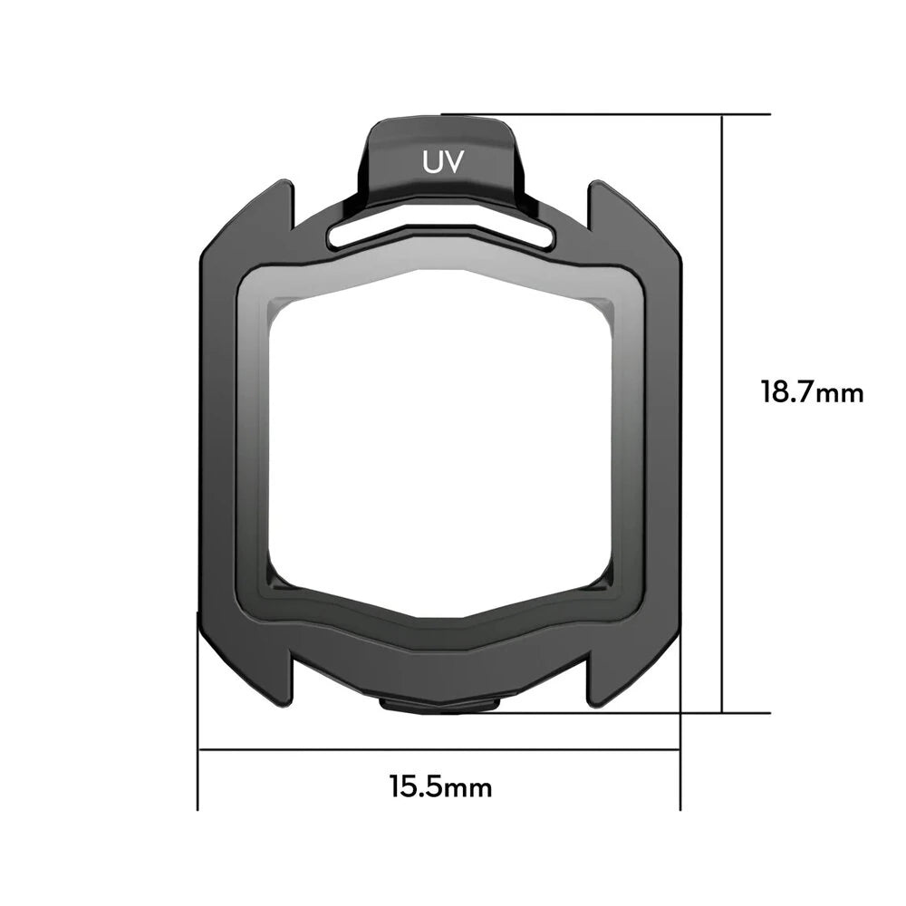 Flywoo O4 Wide Air Unit Filter Set 0.4g Ultra Light AGC Glass UV/ND4-ND32 for O4 Wide Air Unit FPV Drones