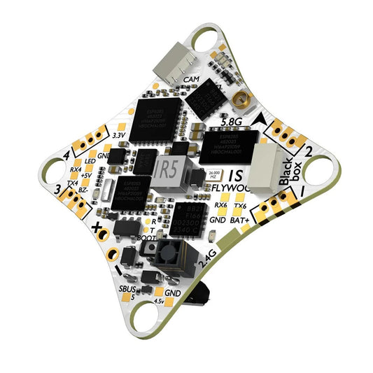 25.5 x25.5mm FLYWOO GOKU F405 ERVT 1S ELRS Flight Controller 5V BEC & 5A 5in1 ESC Built-in 400mw VTX for RC FPV Racing Drone