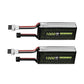 2PCS Flywoo Explorer 7.6V 1000mAh 2S 80C LiHV Battery XT30 Plug for Happymodel Mobula 8 Sub250 Nanofly20 Mobula8 TinyGo CRUX3 FPV Racing Drone