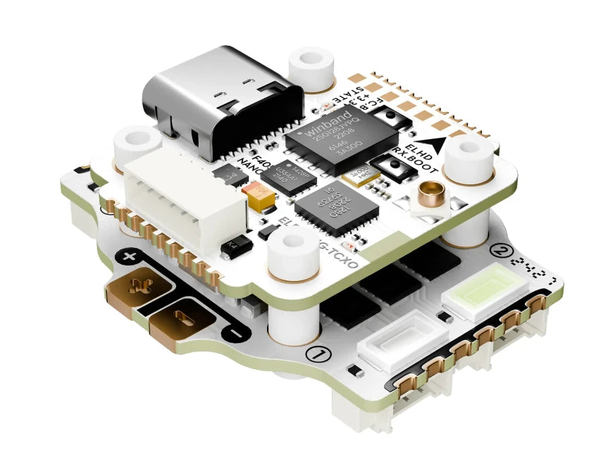 16mm*16mm Flywoo GOKU GN405 Nano HD 20A 2-4S Stack V3 with TXCO ELRS 2.4Ghz Support DJI O4 / O4 Pro FPV Racing Drone