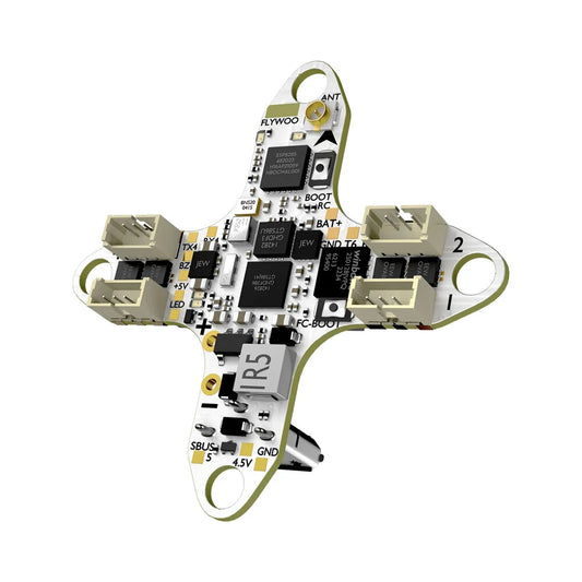 25.5x25.5mm Flywoo GOKU F405 HD ELRS AIO Flight Controller 5V BEC with 1S 5A ESC For Firefly16 Firefly18 O4 / Walksnail / HDZero FPV Racing Drones