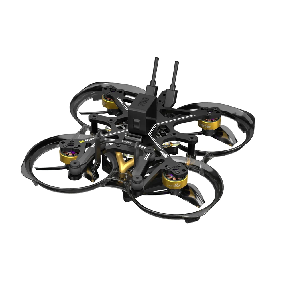 Flywoo Flylens 75 2S Drone Kit V1.3 Whoop FPV RC Racing Drone NO VTX NO Camera Support DJI O4 / DJI O4 Pro / DJI O3 Lite HDZero