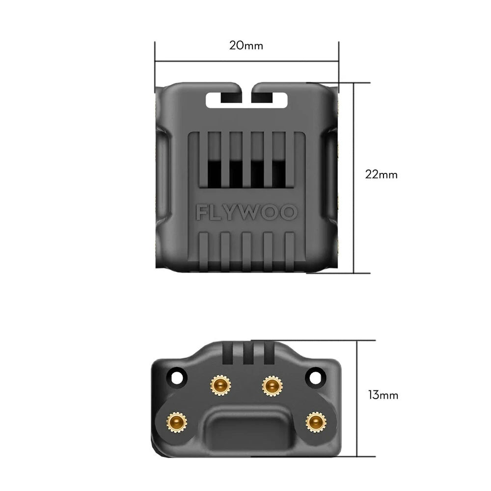 Flywoo O4 Wide Air Unit Camera Set with 18mm/20mm Adapters