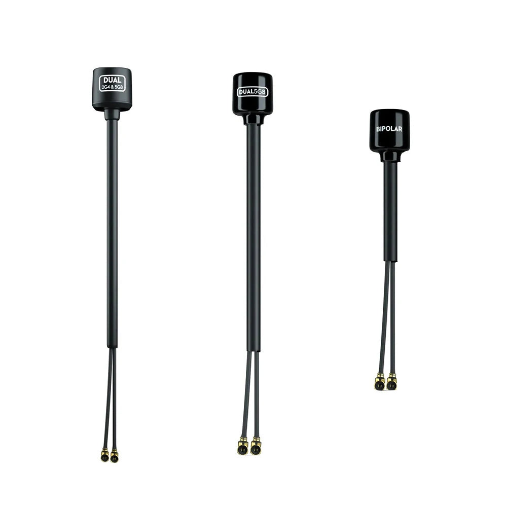 Flywoo Bipolar Dual-Band Antenna 5.8GHz/2.4GHz UFL for DJI O3 Air Unit - Simultaneous RX/TX FPV Drone