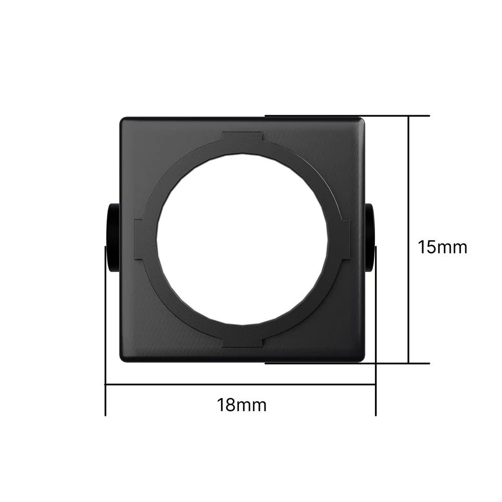 4PCS FLYWOO Ultralight Colorful Filter Holder Lens Protection Shell for DJI O4 Camera Black/ Red/ Yellow/ Purple RC Drones
