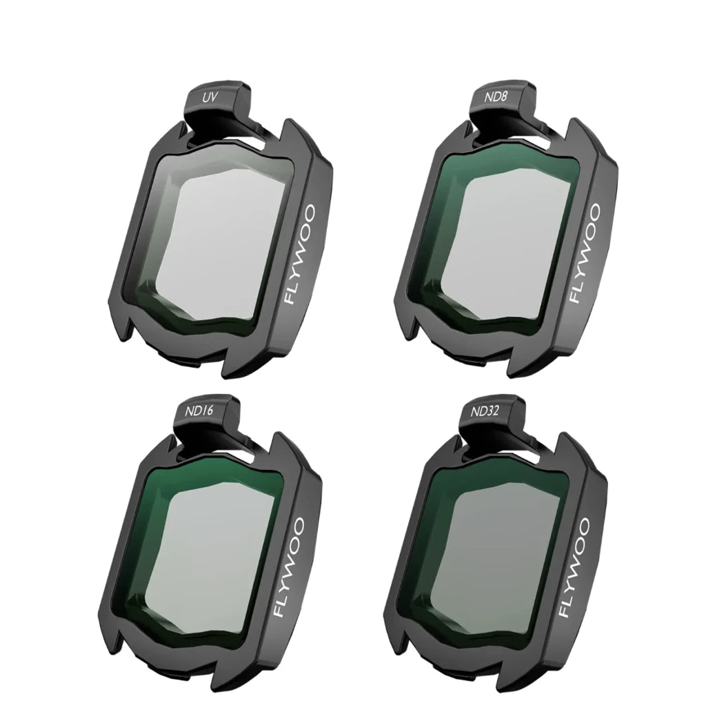 Flywoo O4 Wide Air Unit Filter Set 0.4g Ultra Light AGC Glass UV/ND4-ND32 for O4 Wide Air Unit FPV Drones