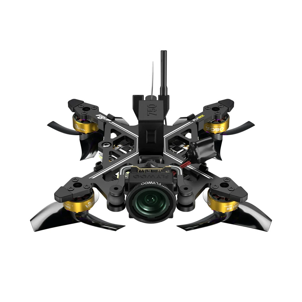 flywoo flybee 16 hd 2s ultralight rc fpv racing drone kit pnp bnf no vtx no camera support dji o3 lite / dji o4 air unit