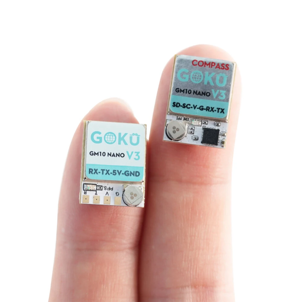 2pcs flywoo goku gm10 nano v3 gps module m10050 latest chip with compass support betaflight inav for rc airplane fpv racing drone quadcopter