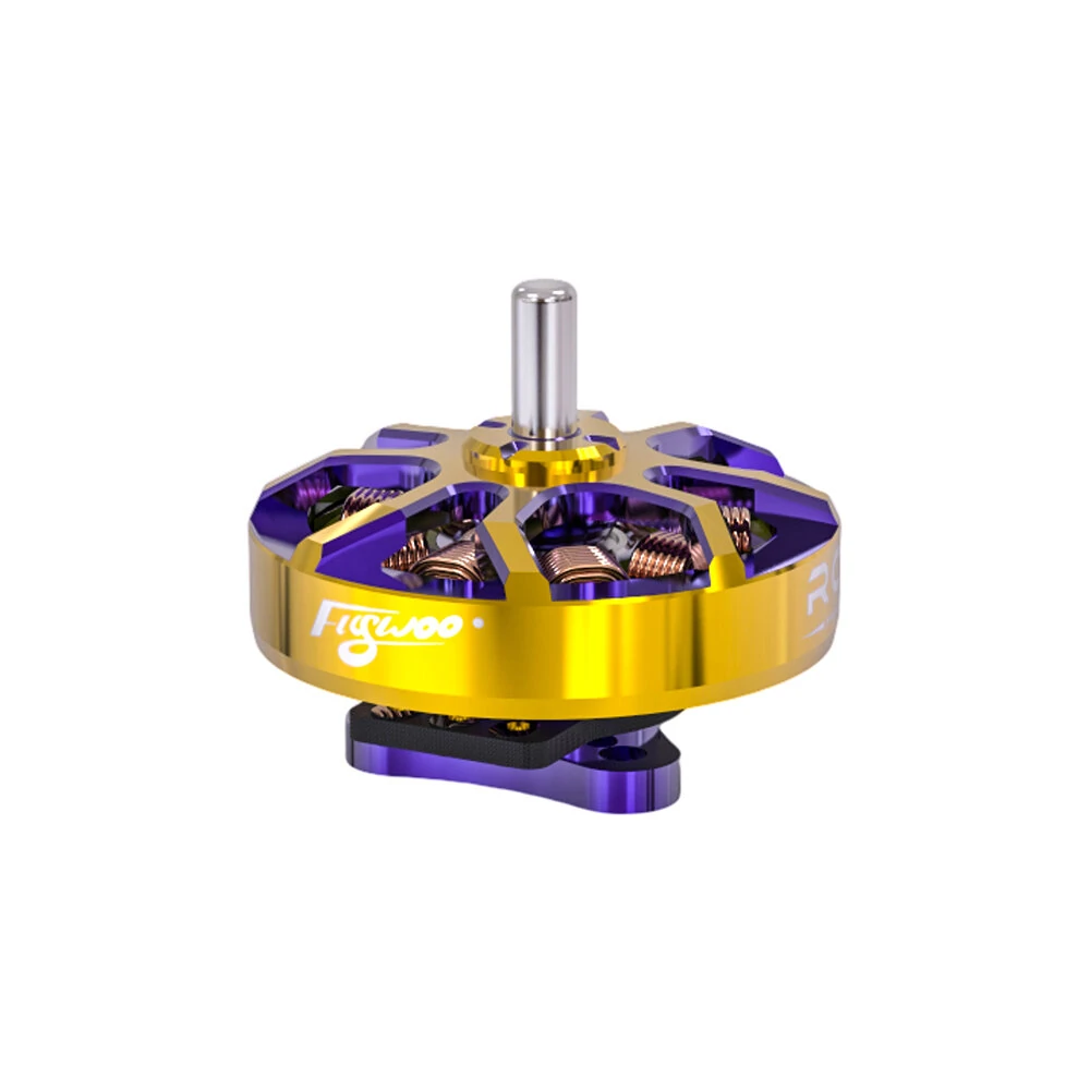 4pcs flywoo robo 1002 19800kv 23500kv 1s brushless motor 1.5mm shaft for fpv rc racing drone
