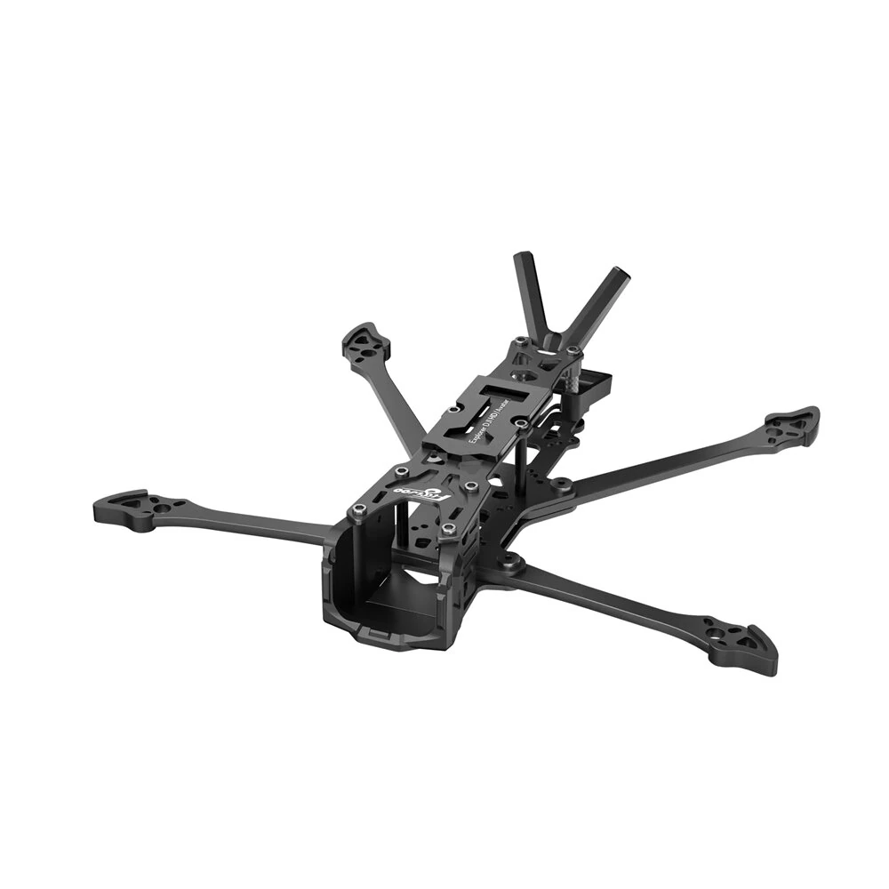 flywoo explorer lr 4 deadcat 4 inch long range frame kit support dji o4 / o4 pro air unit for diy fpv racing drone