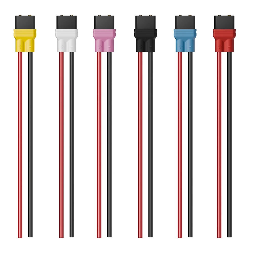 2pcs flywoo xt30 xt30up f pigtail male plug wire