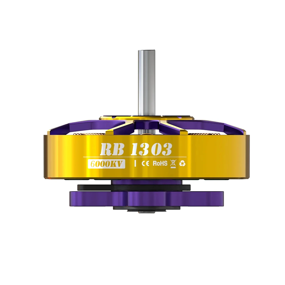 1pc / 4pcs flywoo robo 1303 6000kv 2 4s brushless motor 1.5mm shaft for rc fpv racing drone