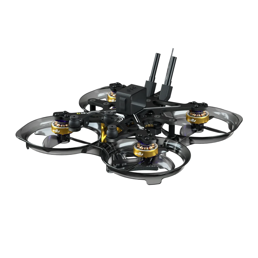 flywoo flylens 75 2s drone kit v1.3 whoop fpv rc racing drone no vtx no camera support dji o4 / dji o4 pro / dji o3 lite hdzero